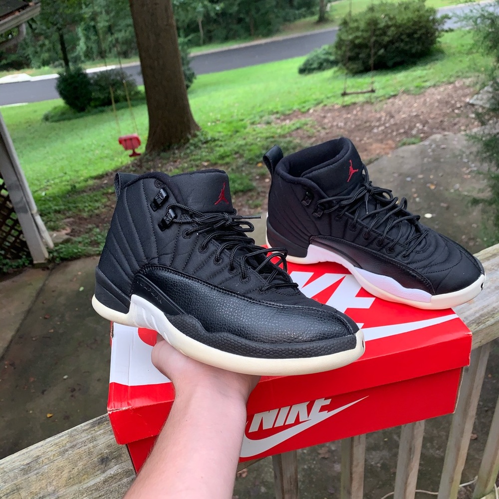 Air Jordan 12 Black Nylon